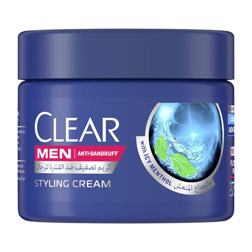  Mens Clear Anti Dandruff Cool Sport Menthol Hair Cream 275 Ml