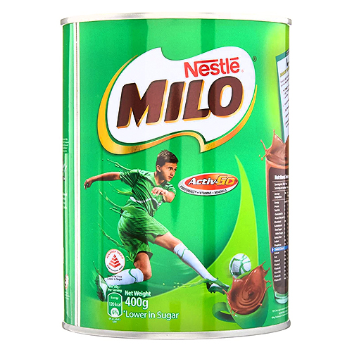 POWDERED MILK MALT CHOCO MILO NESTLE (400 GM)
