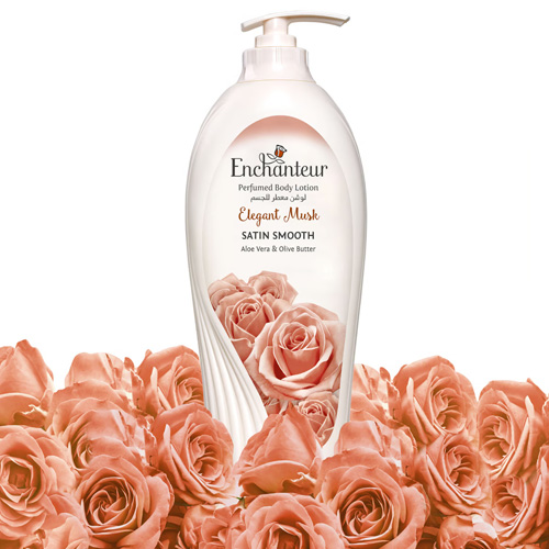  Enchanteur Elegant Musk Satin Smooth Body Lotion 12 X 500 ml