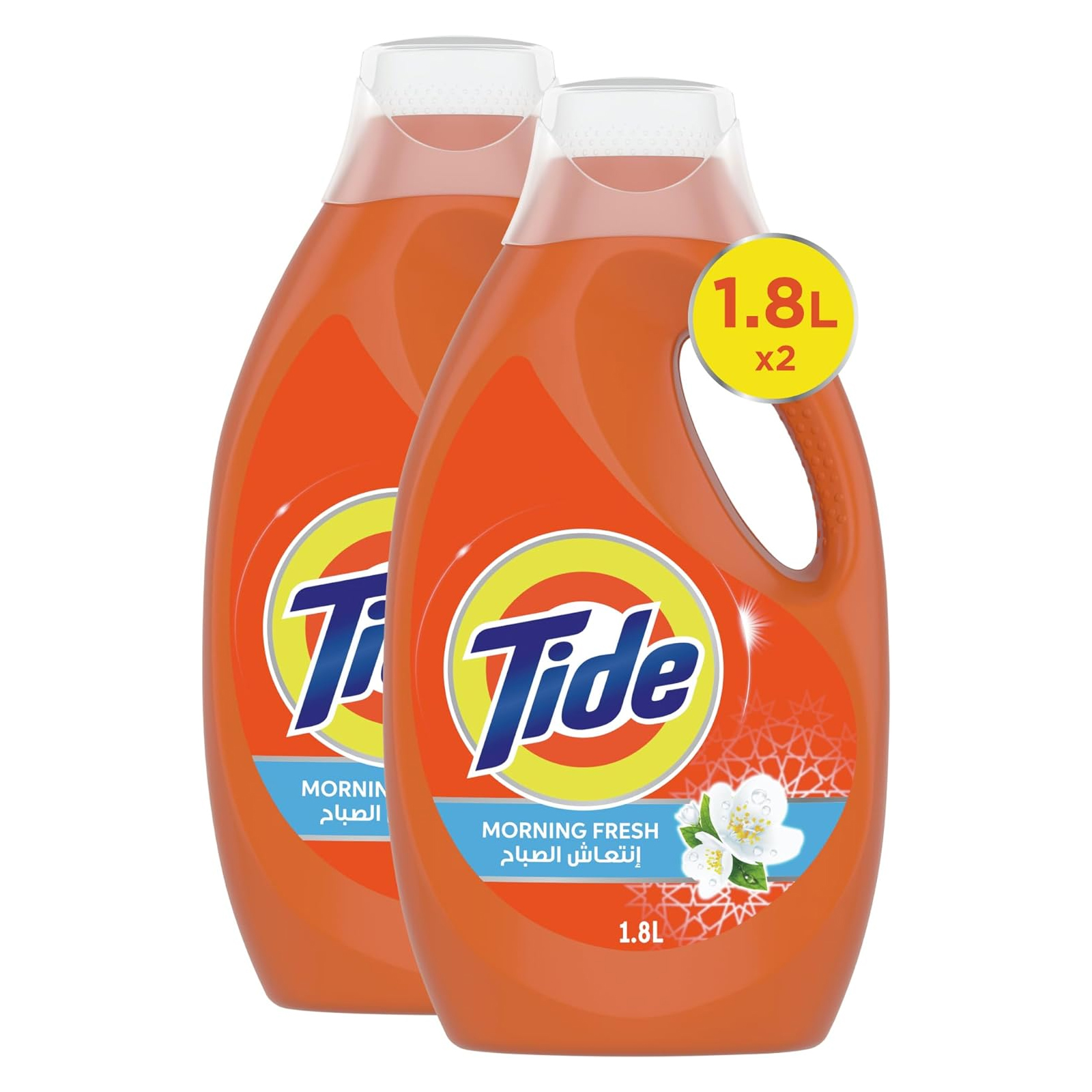  Tide Automatic Power Gel Laundry Detergent Morning Fresh Scent  2 X 1.8 L