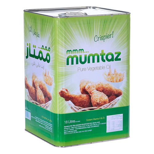  Mumtaz Pure Vegetable Oil Tin 18 L