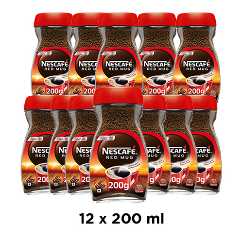 COFFEE RED MUG NESCAFE ( 12 X 200 GM )