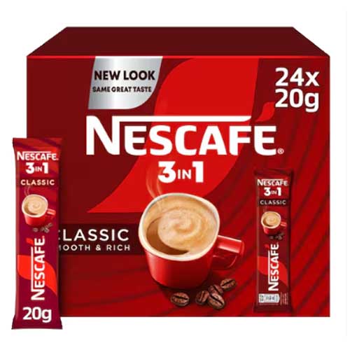 COFFEE 3 IN 1 CLASSIC NESCAFE ( 12 X 24 X 20 gm )