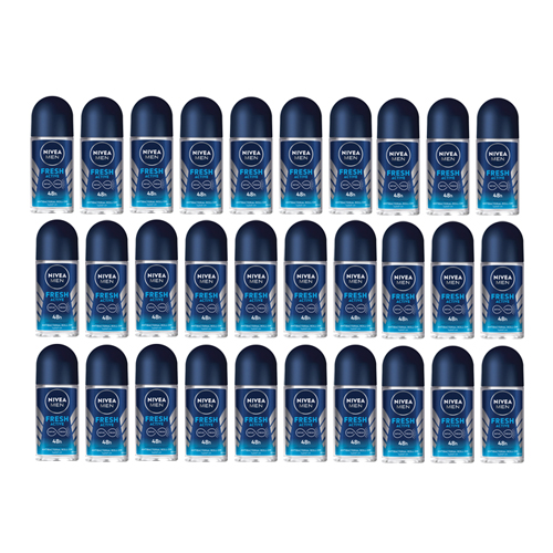  NIVEA MEN Antiperspirant Roll-on for Men 30 X 50 ML