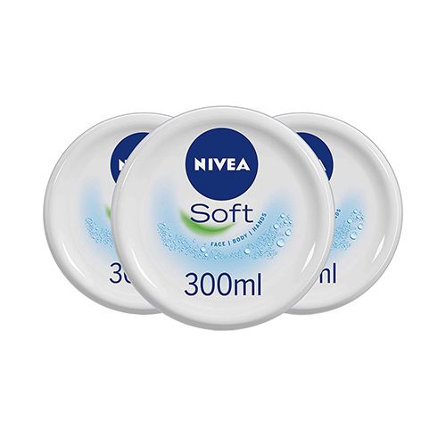  Nivea Moisturizing Soft Cream 3 x 300 ml