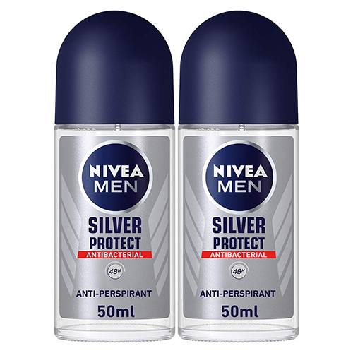  Nivea Antiperspirant Silver protect Nivea Roll on 2 x 50 ml