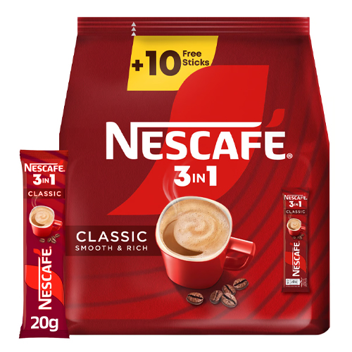 COFFEE 3 IN 1 CLASSIC NESCAFE ( 10 X 30 X 20 GM )