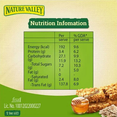  Nature Valley Oats And Honey Crunchy Granola Bars 210 g