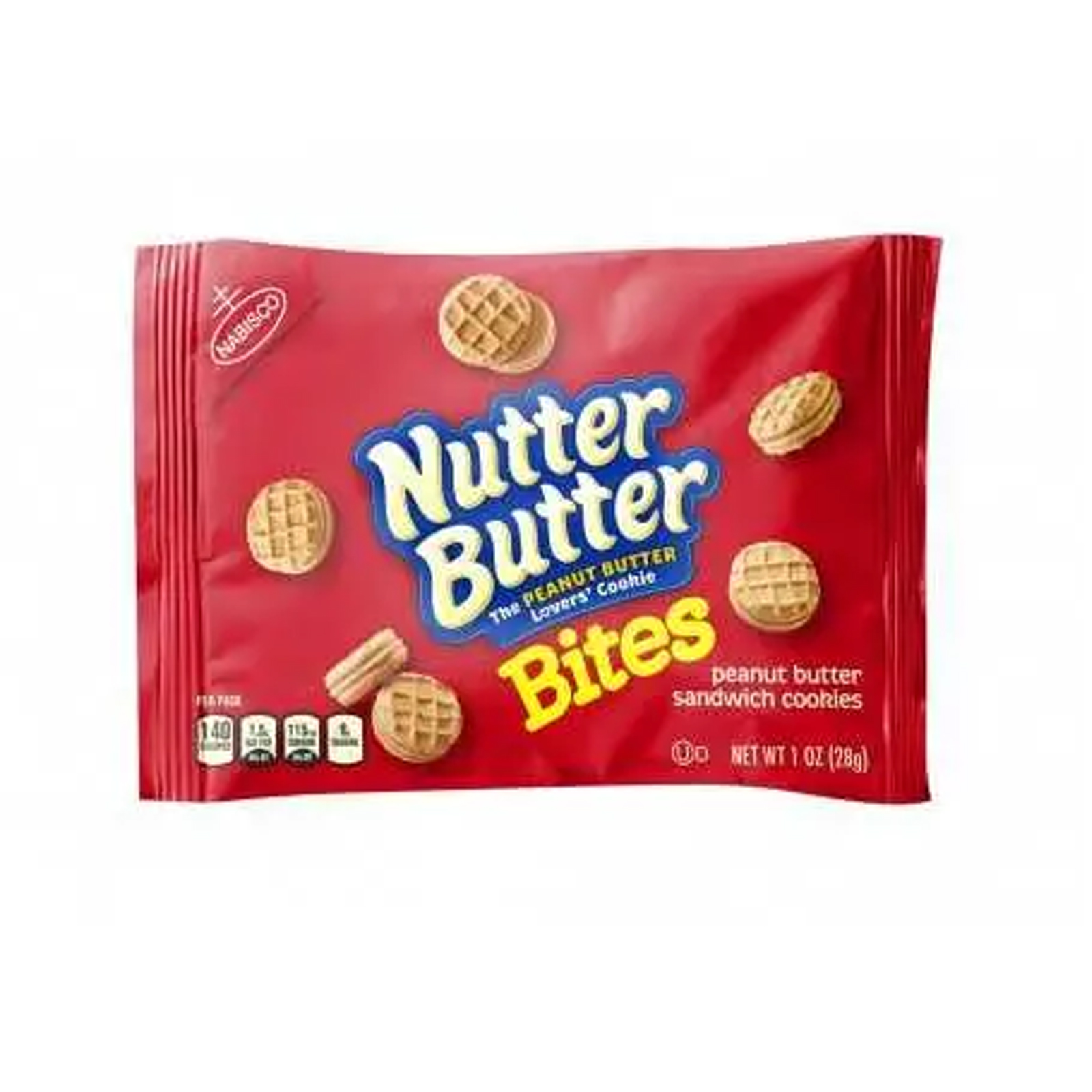 COOKIES SANDWICH RITZ BITES NUTTER BUTTER NABISCO ( 28 GM )