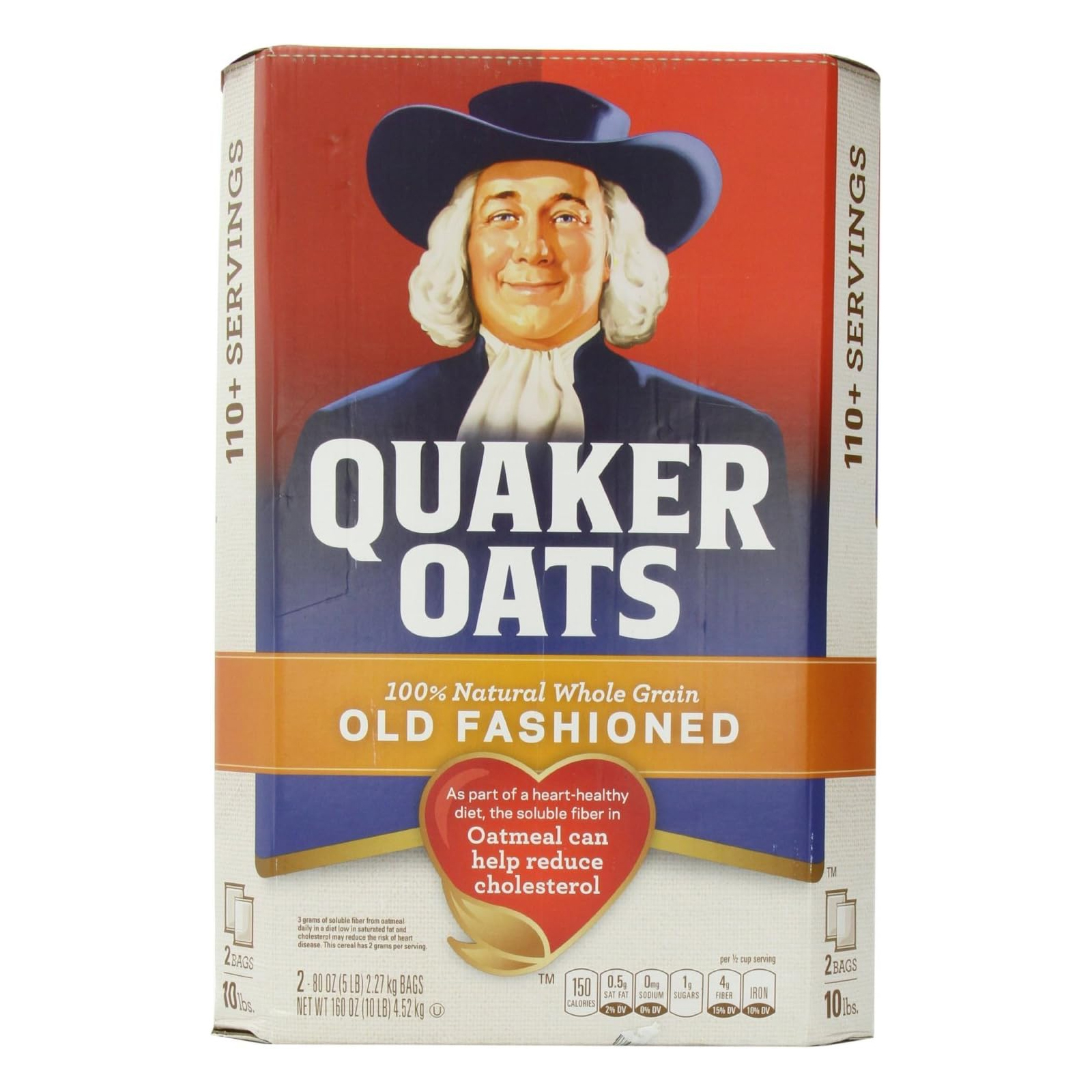  Quaker Old Fashioned Rolled Oats Whole Grain 4.52 Kg