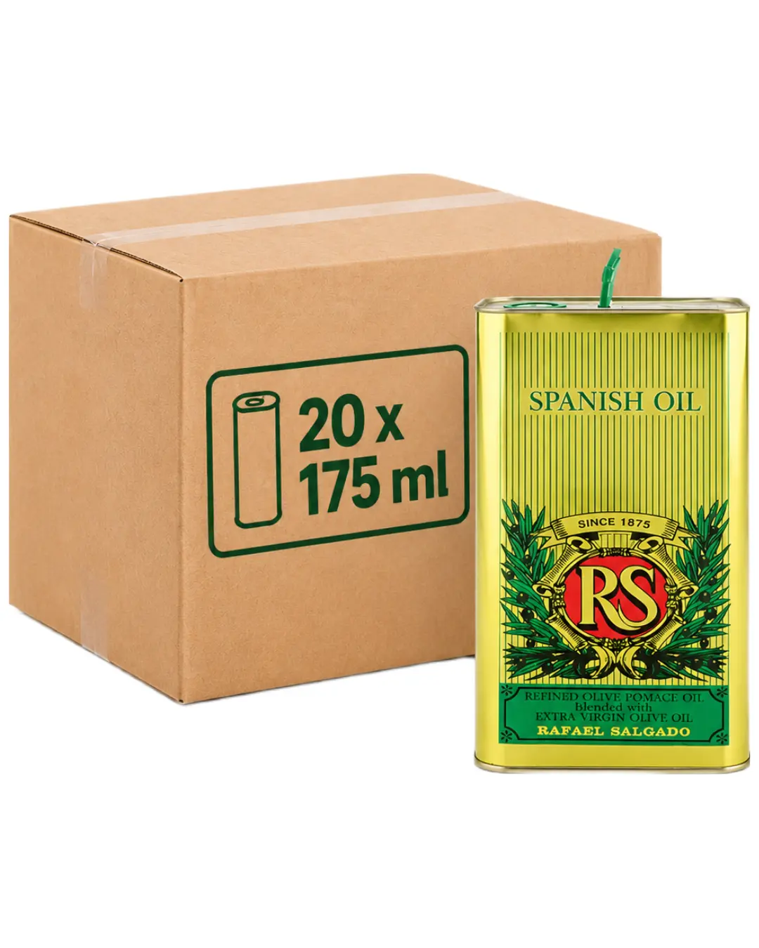 OLIVE OIL TIN SPANISH RS (20 X 175 ML)