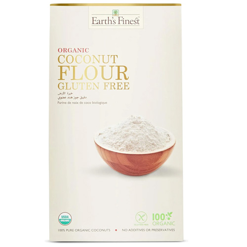  Earth's Finest Organic Coconut Flour 6 X 500g