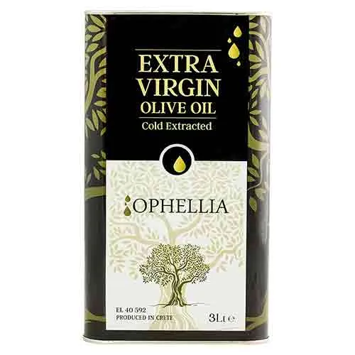 OIL OLIVE EXTRA VIRGIN TIN OPHELLIA ( 3 LTR )