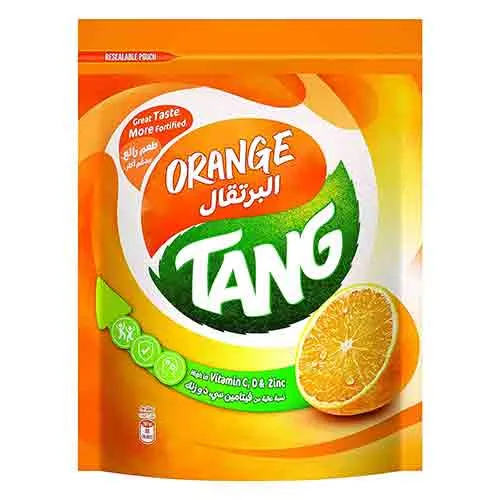 FLAVOURED JUICE POUCH ORANGE TANG ( 1 kg )