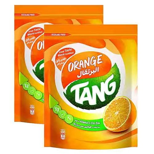 FLAVOURED JUICE POUCH ORANGE TANG ( 2 X 1 kg )