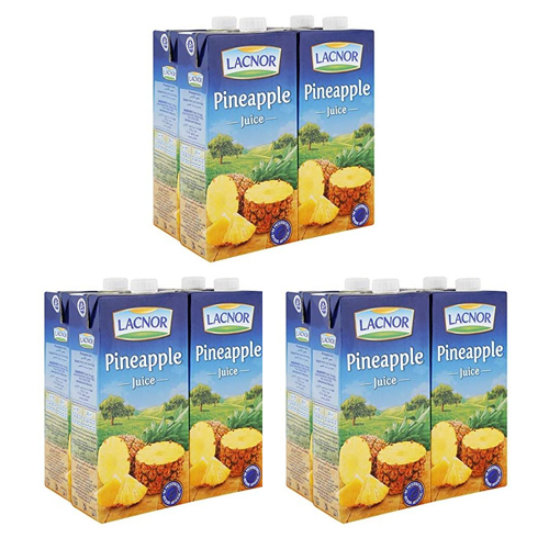 JUICE PINEAPPLE LACNOR ( 12 X 1 LTR )