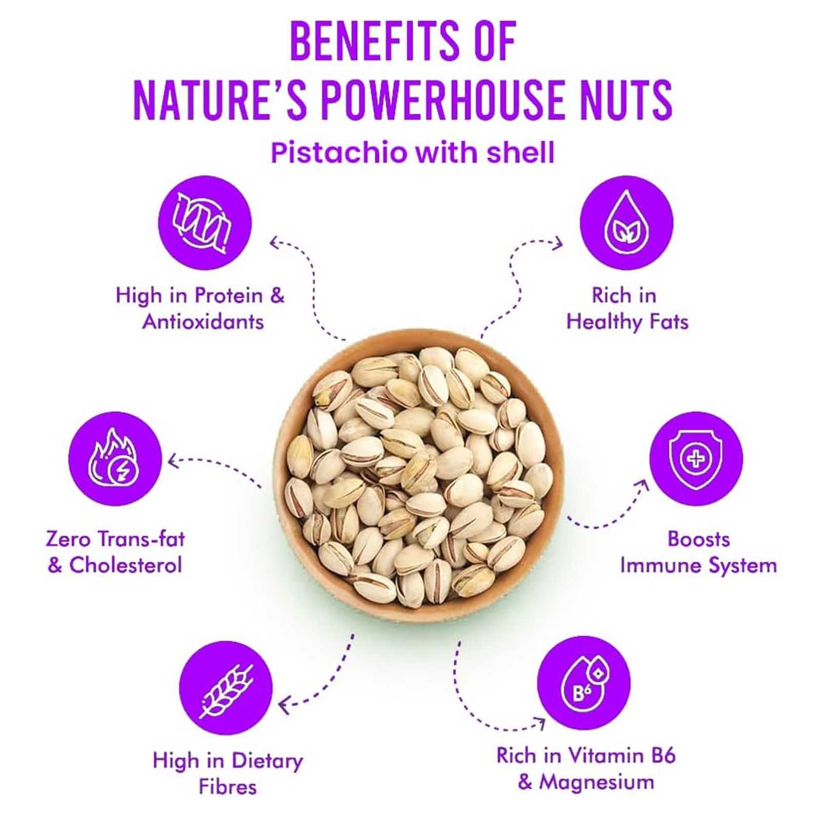  Goodness Pistachio Nuts Whole With Shell 500 g