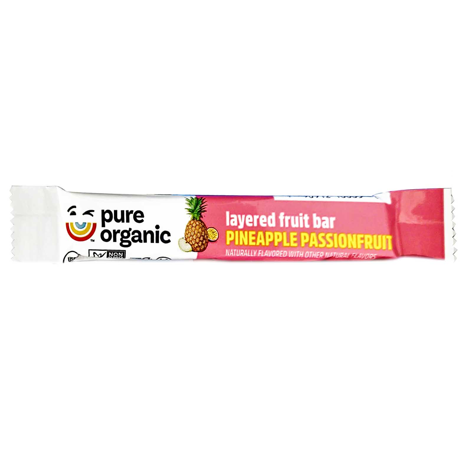 FRUIT BAR LAYERED PINEAPPLE PASSIONFRUIT PUREE ORGANIC ( 18 gm )