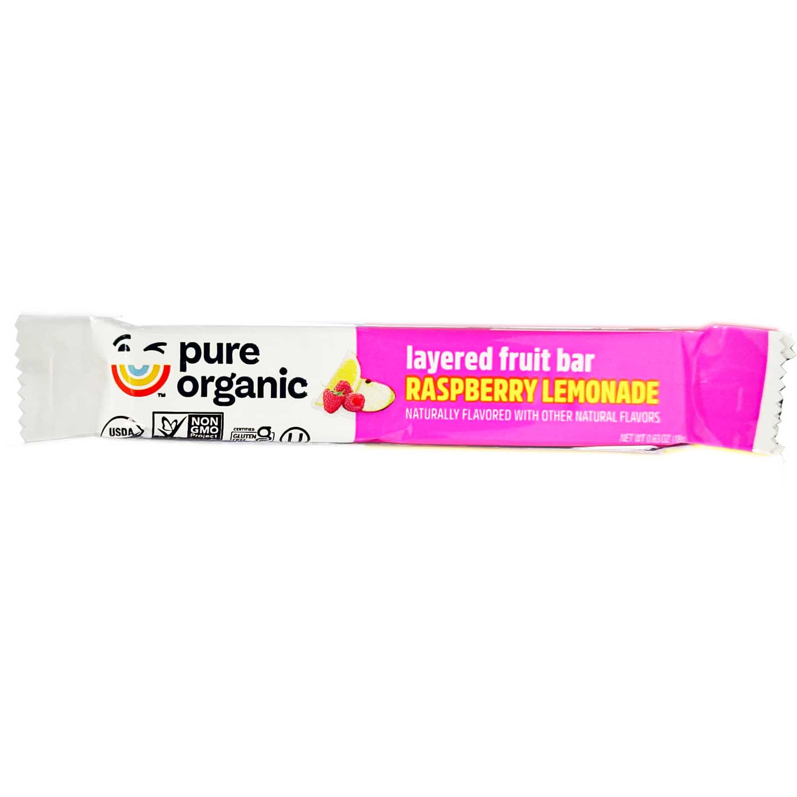 FRUIT BAR LAYERED RASPERRY LEMONADE PURE ORGANIC ( 18 gm )