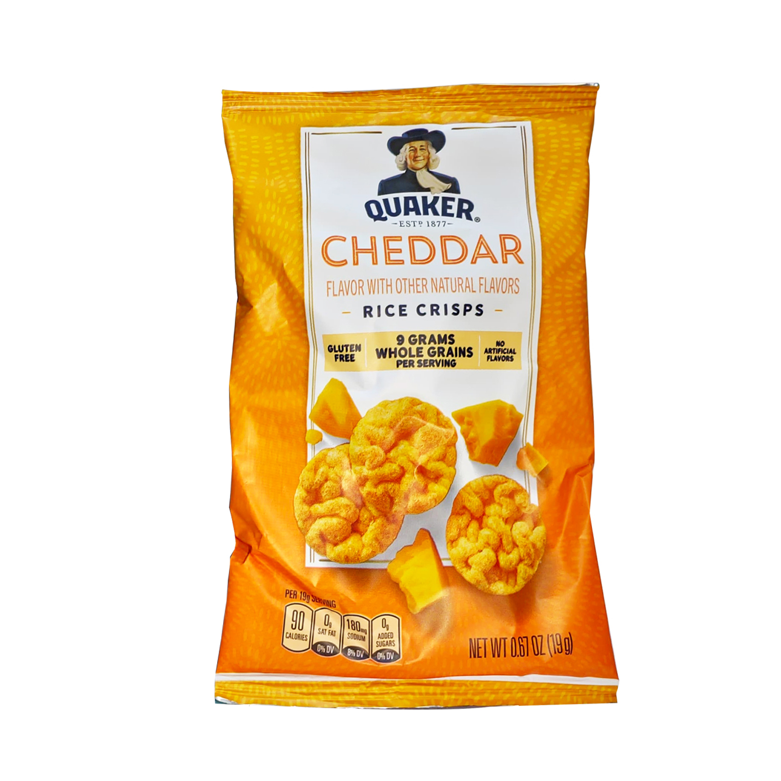  Quaker Cheddar Sweet & Savory Mix Rice Crisps 19 Gm