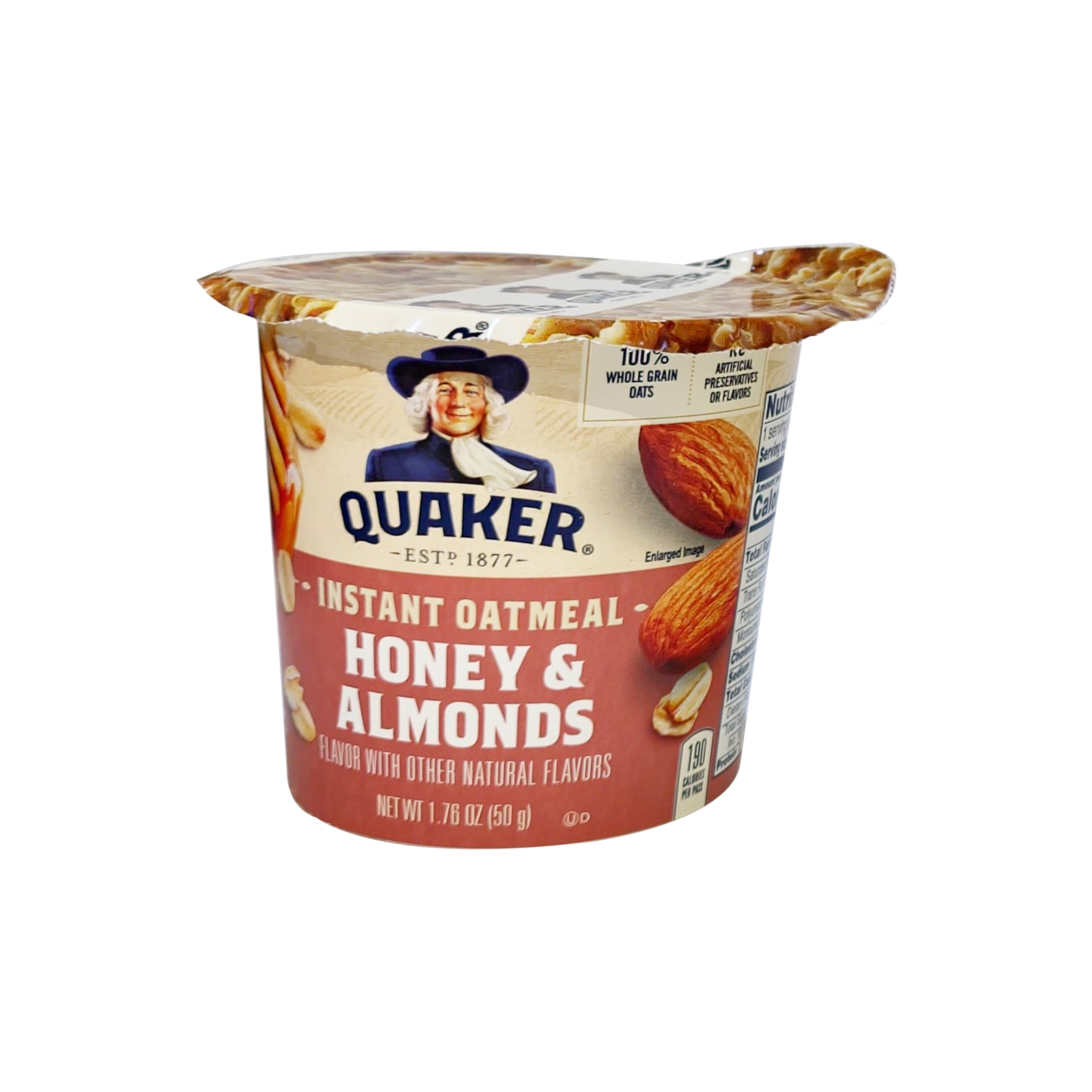  Quaker Honey & Almonds Instant Flavoured Oatmeal 50 Gm