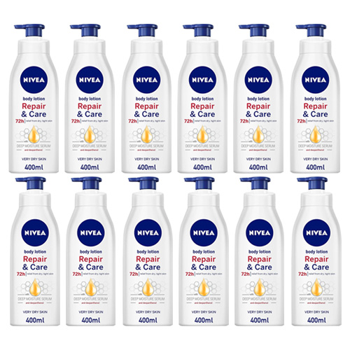  NIVEA Dry To Very Dry Skin Lotion 12 X 400 ml