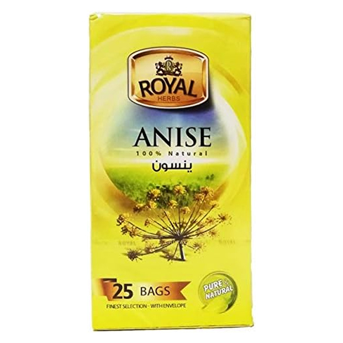  Royal Anis Herbs Natural Tea Bags 1 x 25 Bags