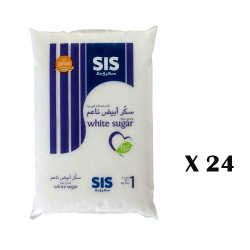 SUGAR WHITE FINE GRAIN SIS ( 24 X 1 kg )