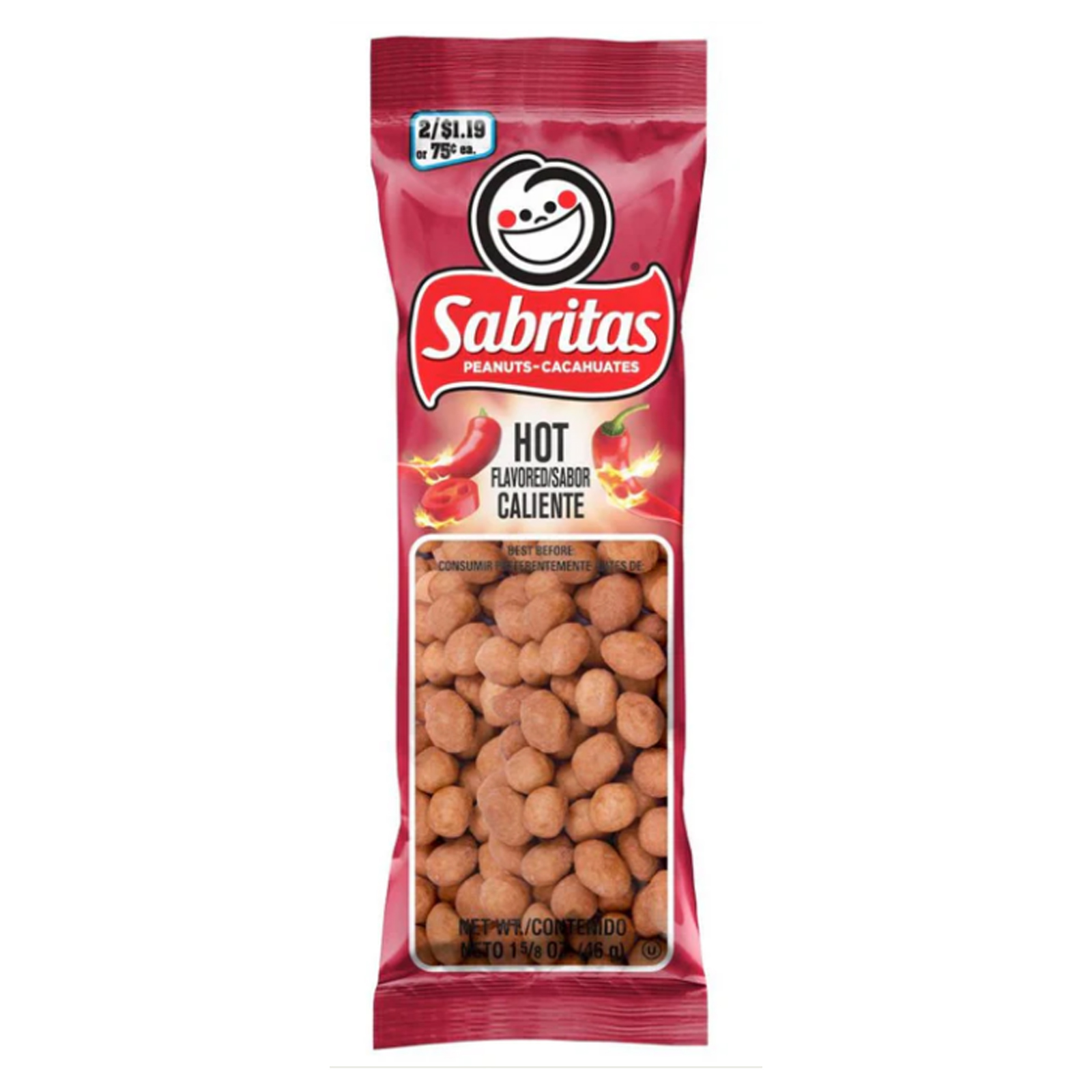  Sabritas Hot Flavoured Peanuts 46 Gm