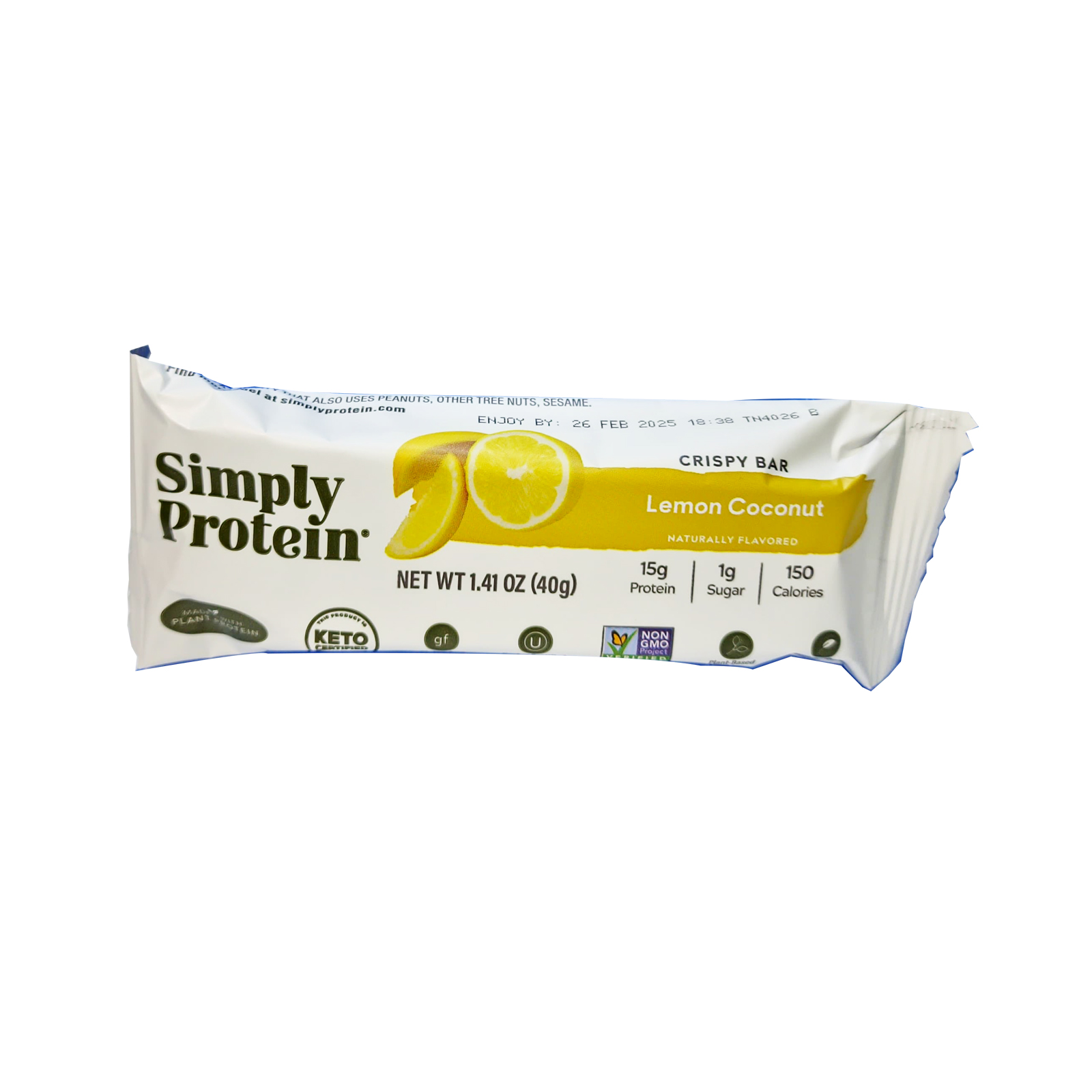 PROTIEN BAR LEMON COCONUT SIMPLY PROTIEN ( 40 GM )