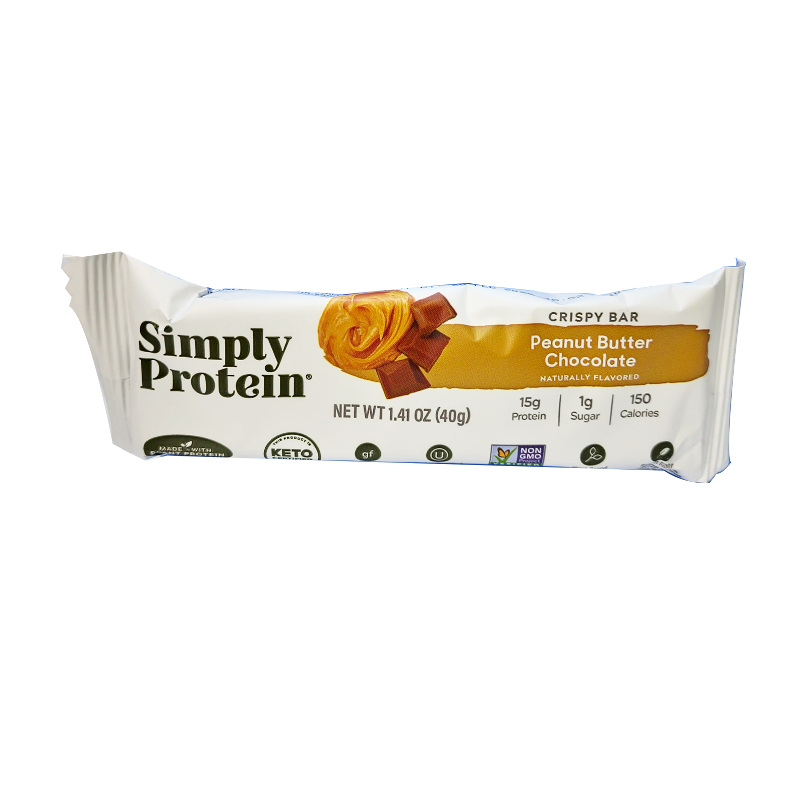  Protein Bars 3 Variety Pack ( Peanut Butter Chocolate - 5, Lemon Coconut -5, Dark Choc Sea Salt - 5 ) Simply Protein 15 Pcs