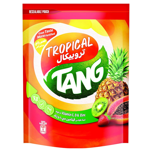 FLAVOURED JUICE TROPICAL POUCH TANG (12 X 2 X 375 GM)