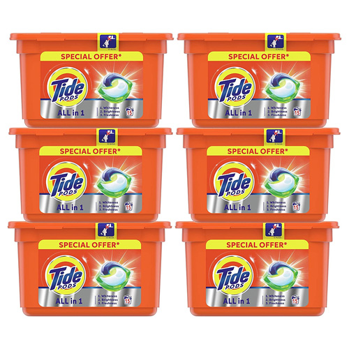  Tide All In One Pods ( 6 x 15 Pods )