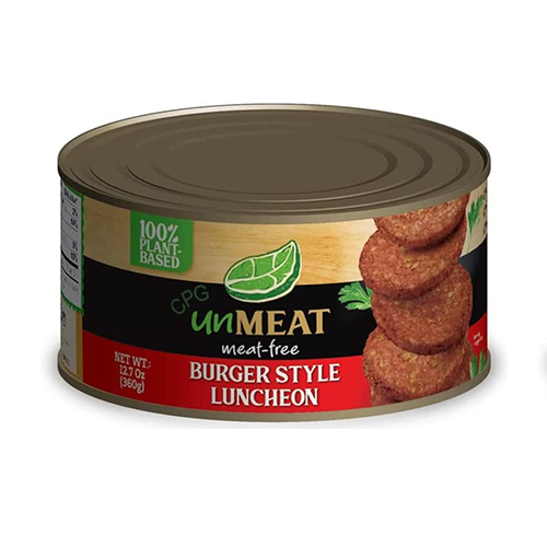  Unmeat Burger Style Meat Free Luncheon Meat 360 g