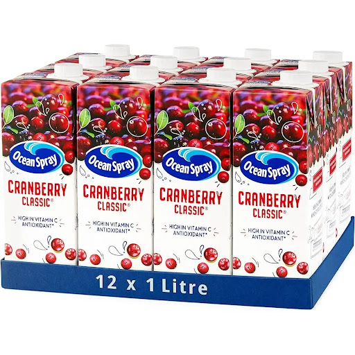  Ocean Spray Cranberry Juice  Slim  12 x 1L