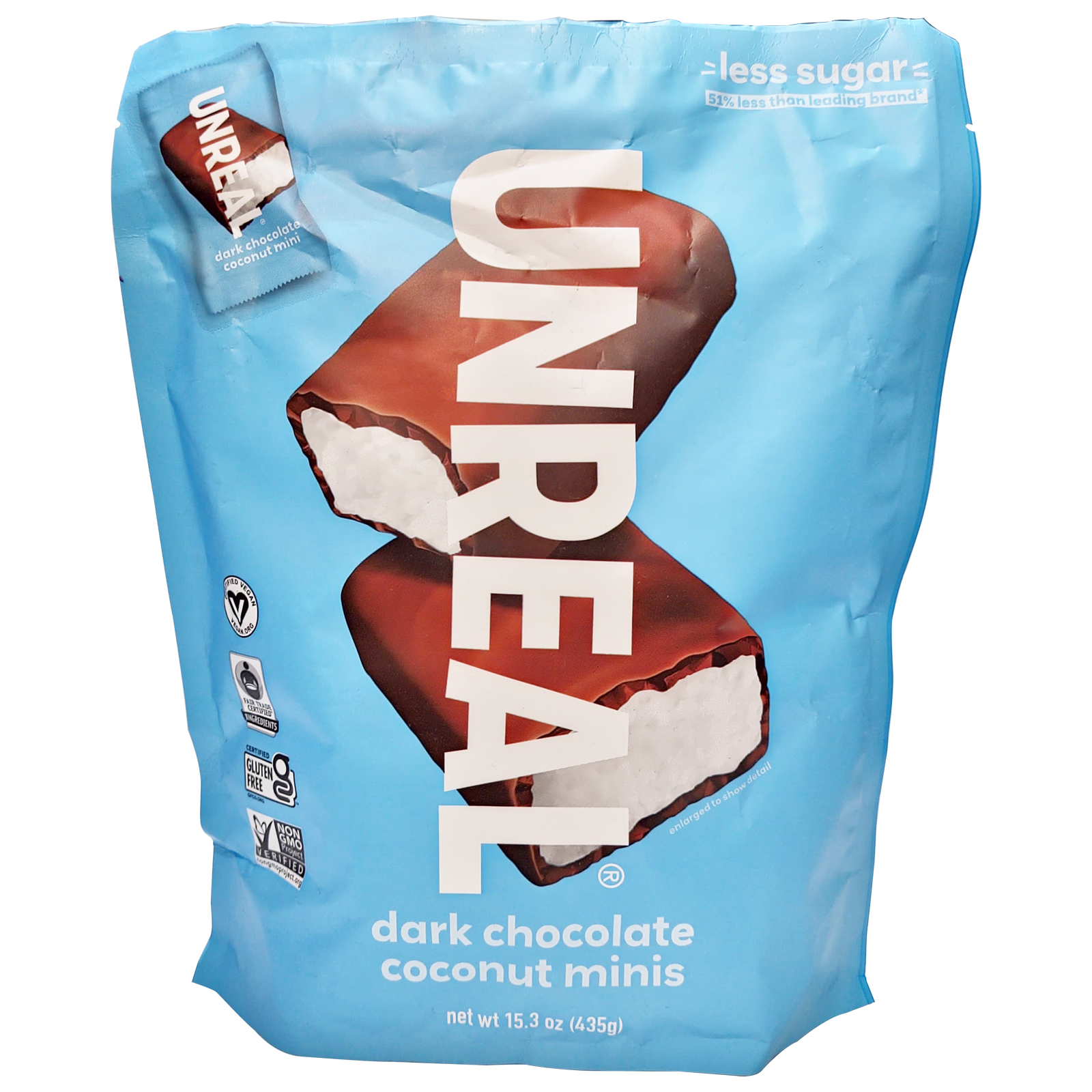  Unreal Dark Chocolate Coconut Minis 435 Gm