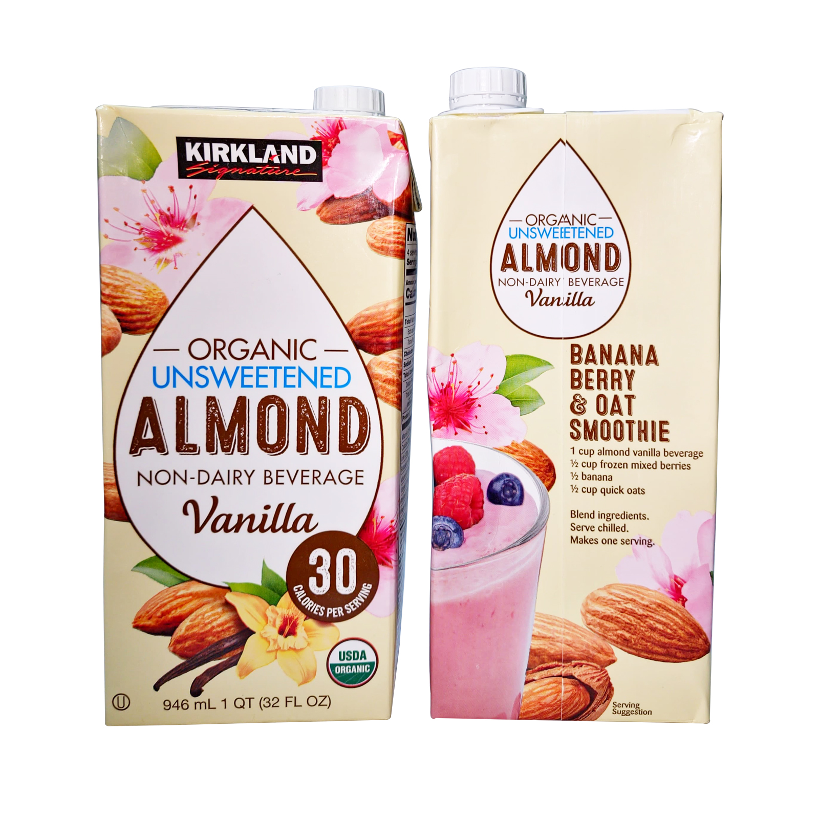  Kirkland Signature Organic Unsweetened Almond Non Dairy Beverage 946 ml