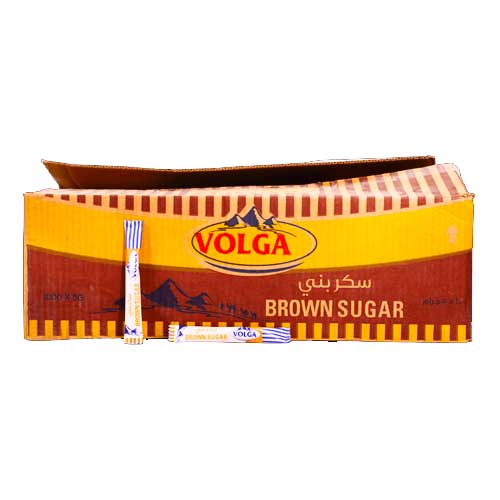 SUGAR STICKS BROWN VOLGA ( 1000 X 5 GM )