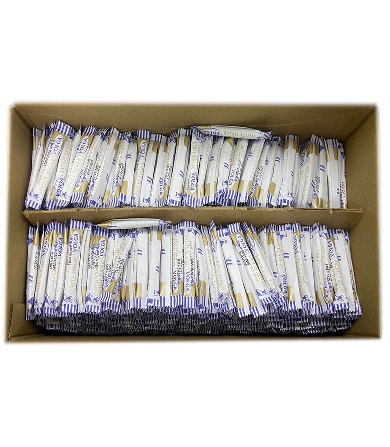  Volga White Sugar Sticks 1000 x 5g