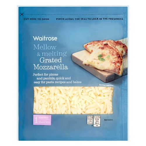  Waitrose Mozzarella Cheese Grated 250 g