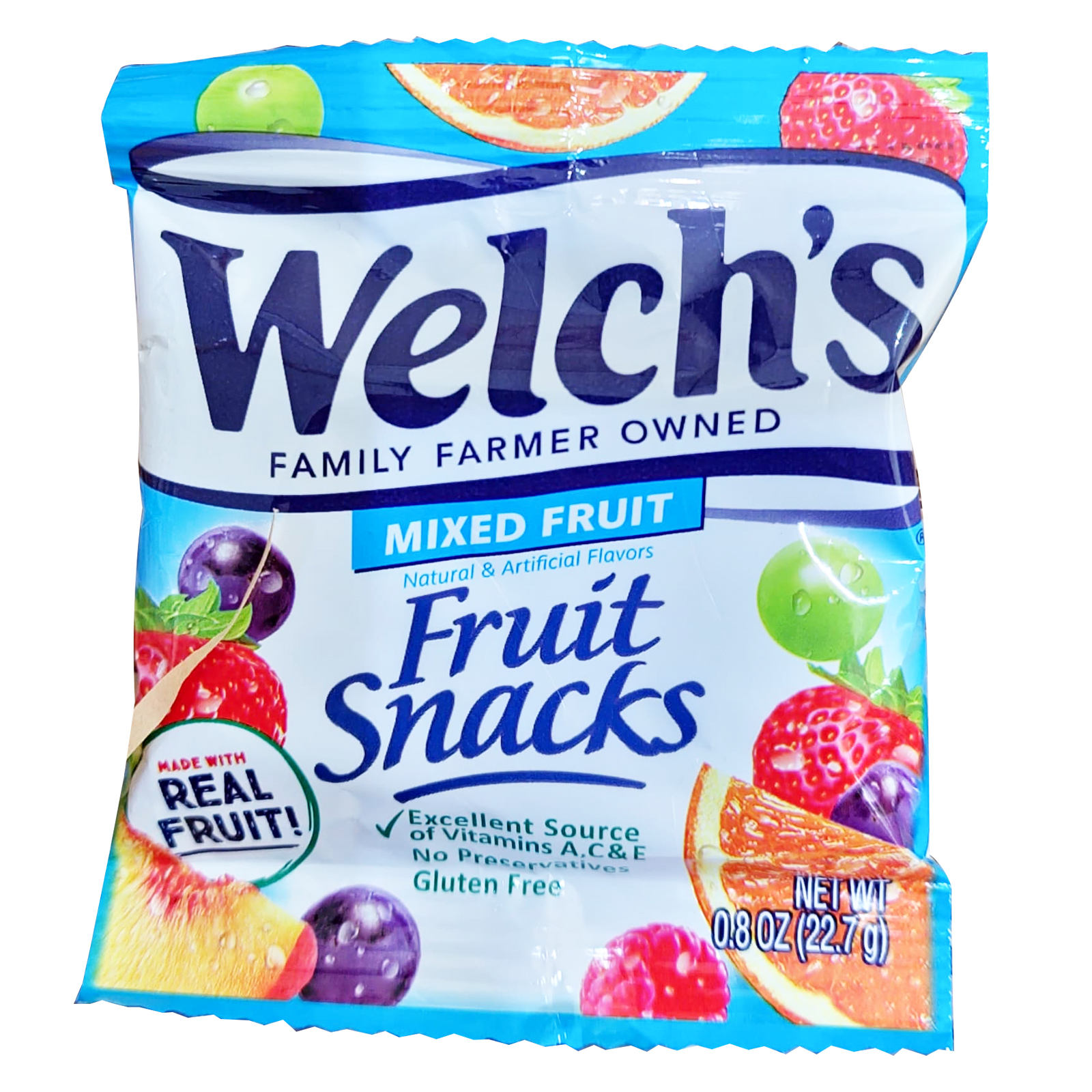 FRUIT SNACKS MIXED FRUIT WELCHS ( 22.7 gm )