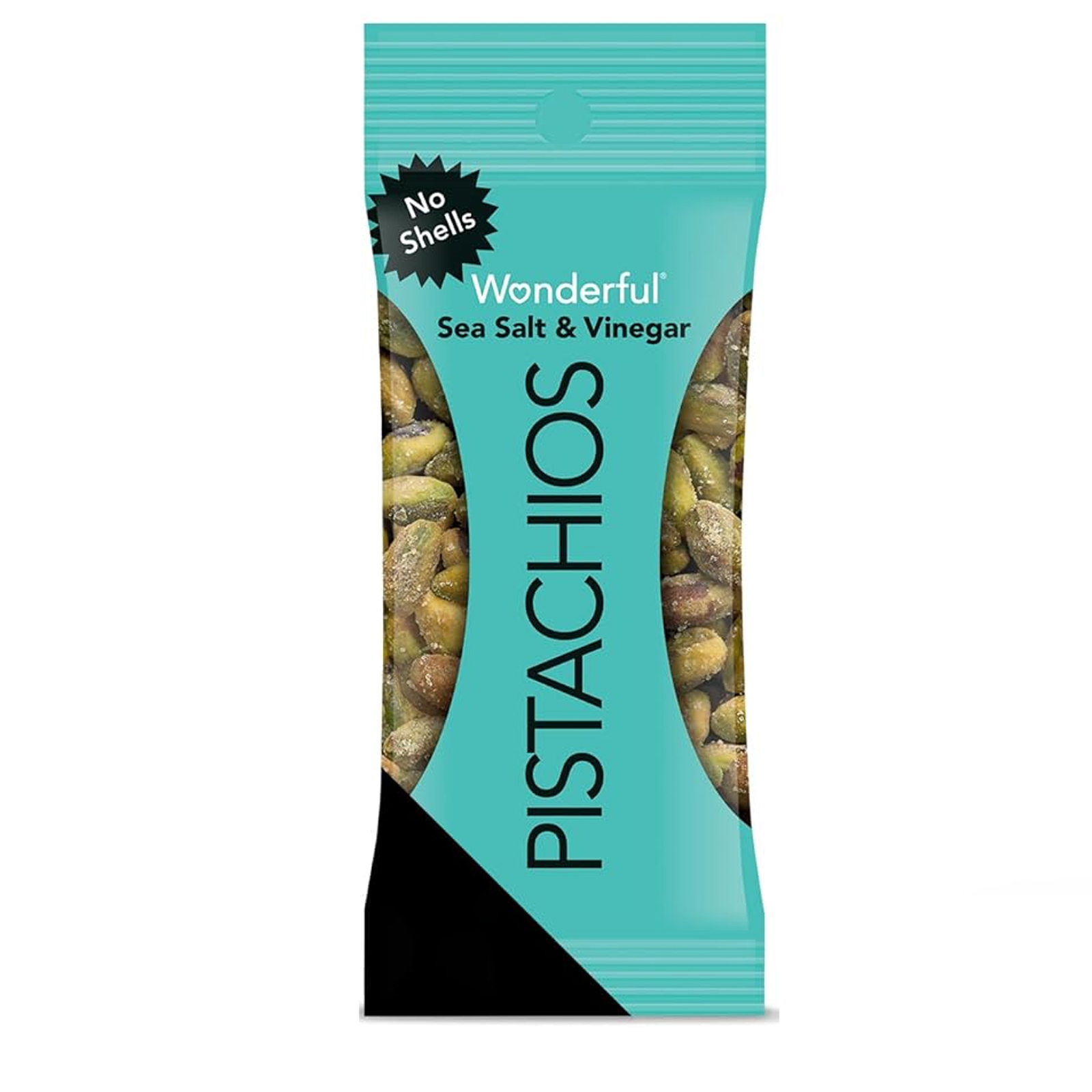 VARIETY PACK PISTACHIOS NO SHELLS SEA SALT & VINEGAR WONDERFUL ( 21 gm )